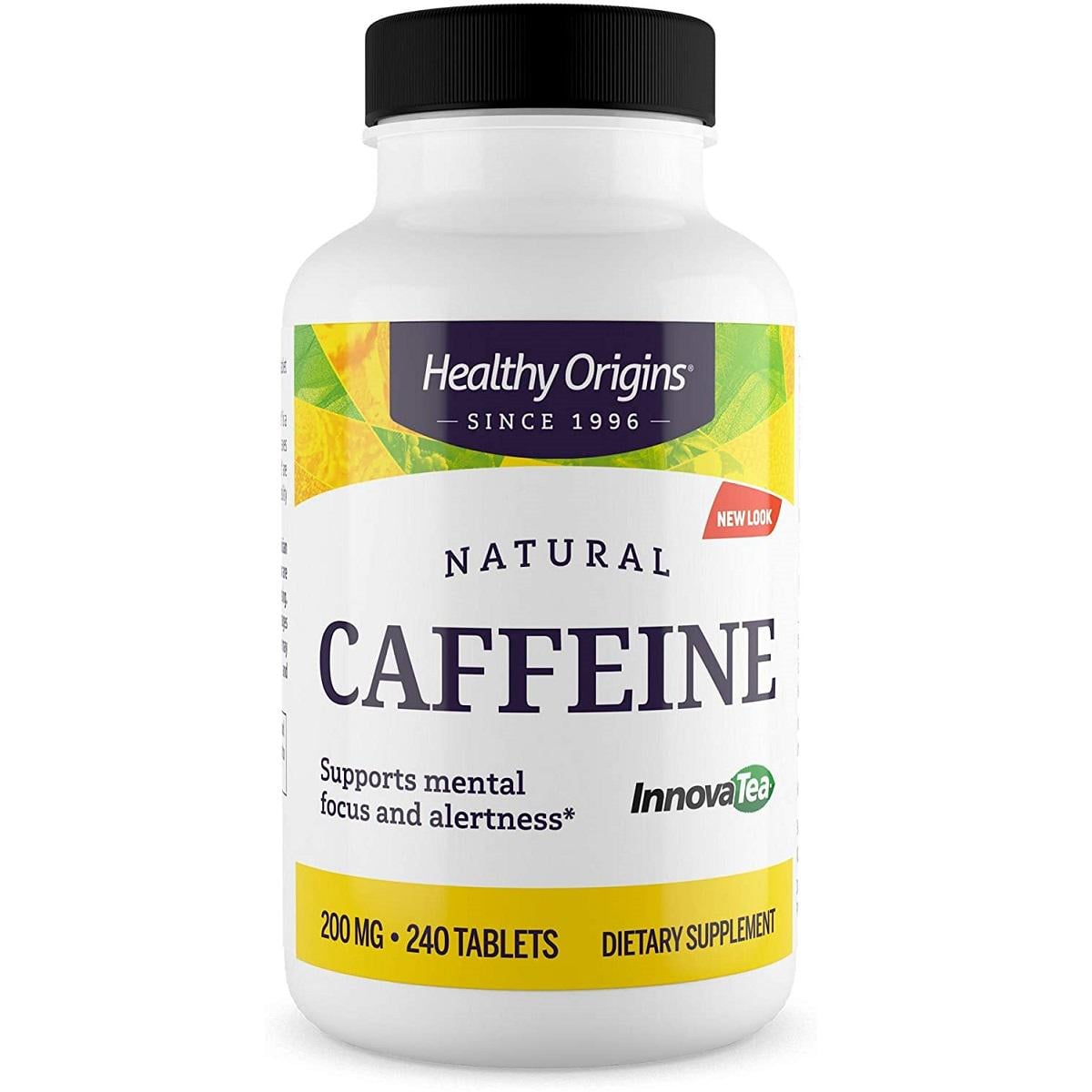 Кофеин из чая Healthy Origins Featuring InnovaTea 200 мг 240 таблеток (HO14002)