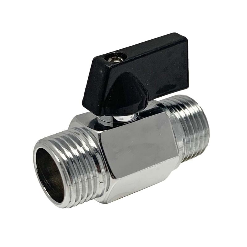 Кран шаровый приборный Zegor Mini FM03 прямой 1/2" НН PN20