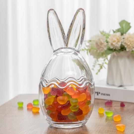 Емкость для хранения Кролик удачи 10,5х10,5х21,2 см Прозрачный (5100-004)