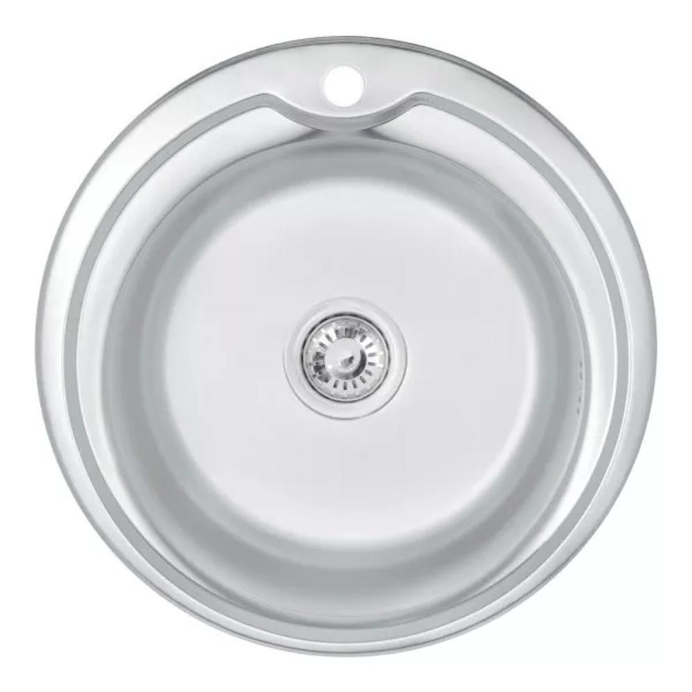 Кухонна мийка Wezer 51008 Satin із сифоном 510x180 мм (1034797) Кухонна мийка Wezer 51008 Satin із сифоном 510x180 мм (1034797)
