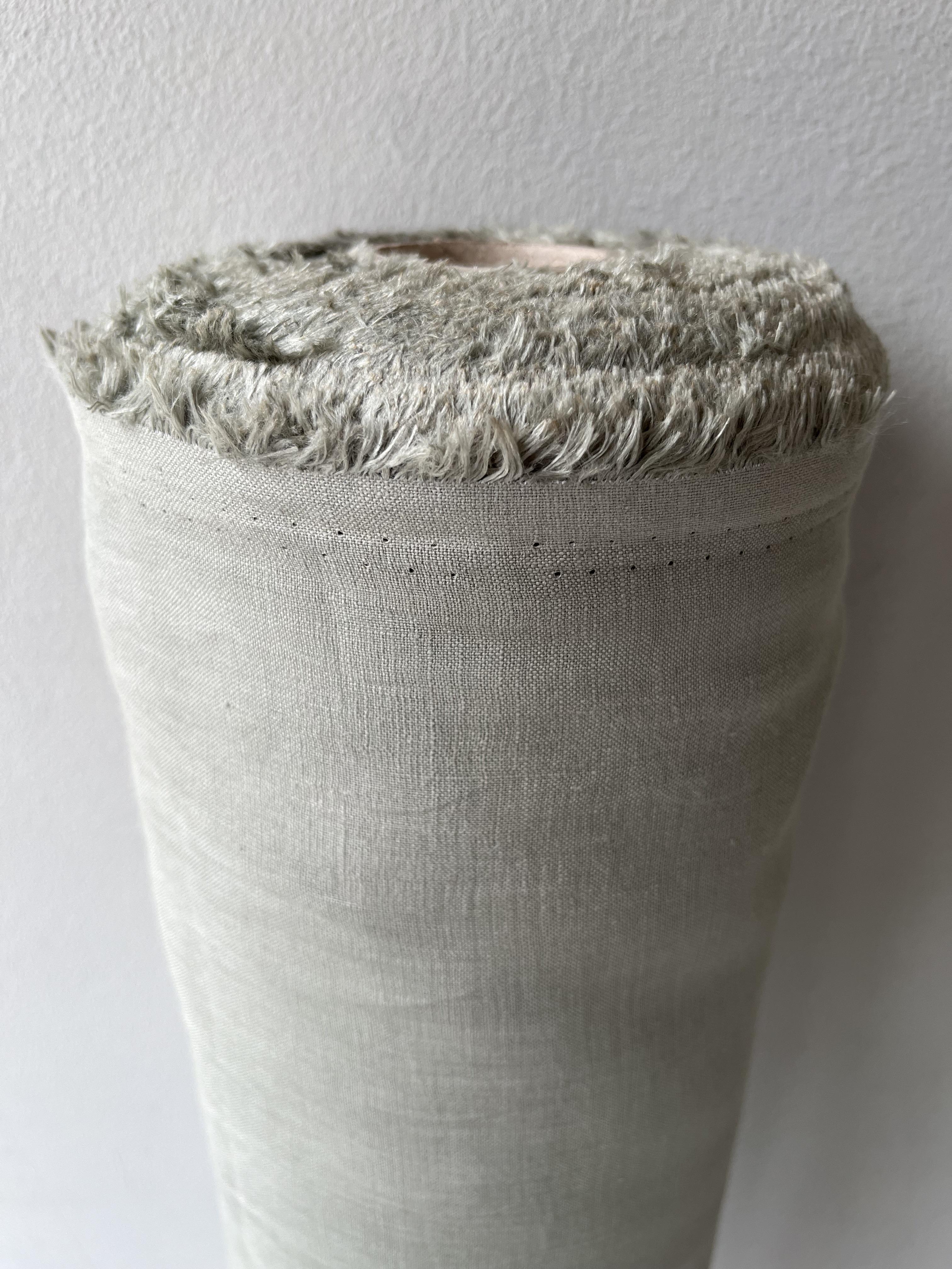 Ткань Linen Plus 100% натуральный лен 143 см 138 Светло-оливковый