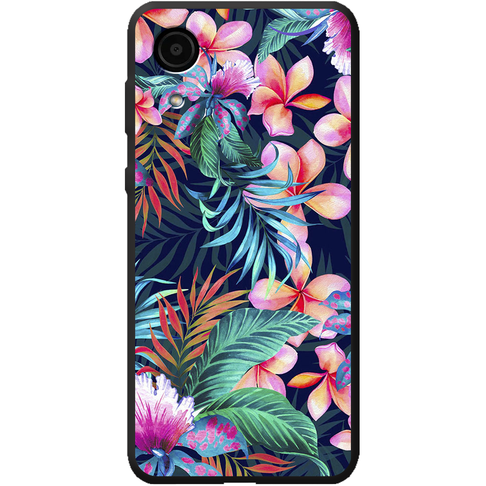 Чехол BoxFace Samsung Galaxy A03 Core (A032) flowers in the tropics Черный силикон (43939-up1971-44058) Чехол BoxFace Samsung Galaxy A03 Core (A032) flowers in the tropics Черный силикон (43939-up1971-44058)
