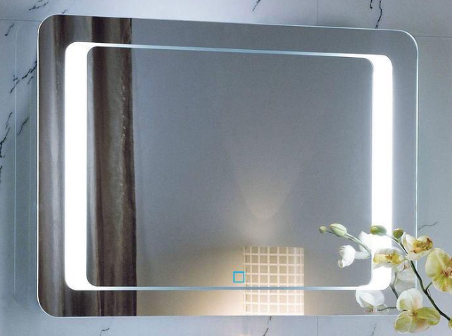 Зеркало для ванной комнаты с подсветкой LED Mirror Шарлотта с подогревом и сенсорным управлением 50х70 см