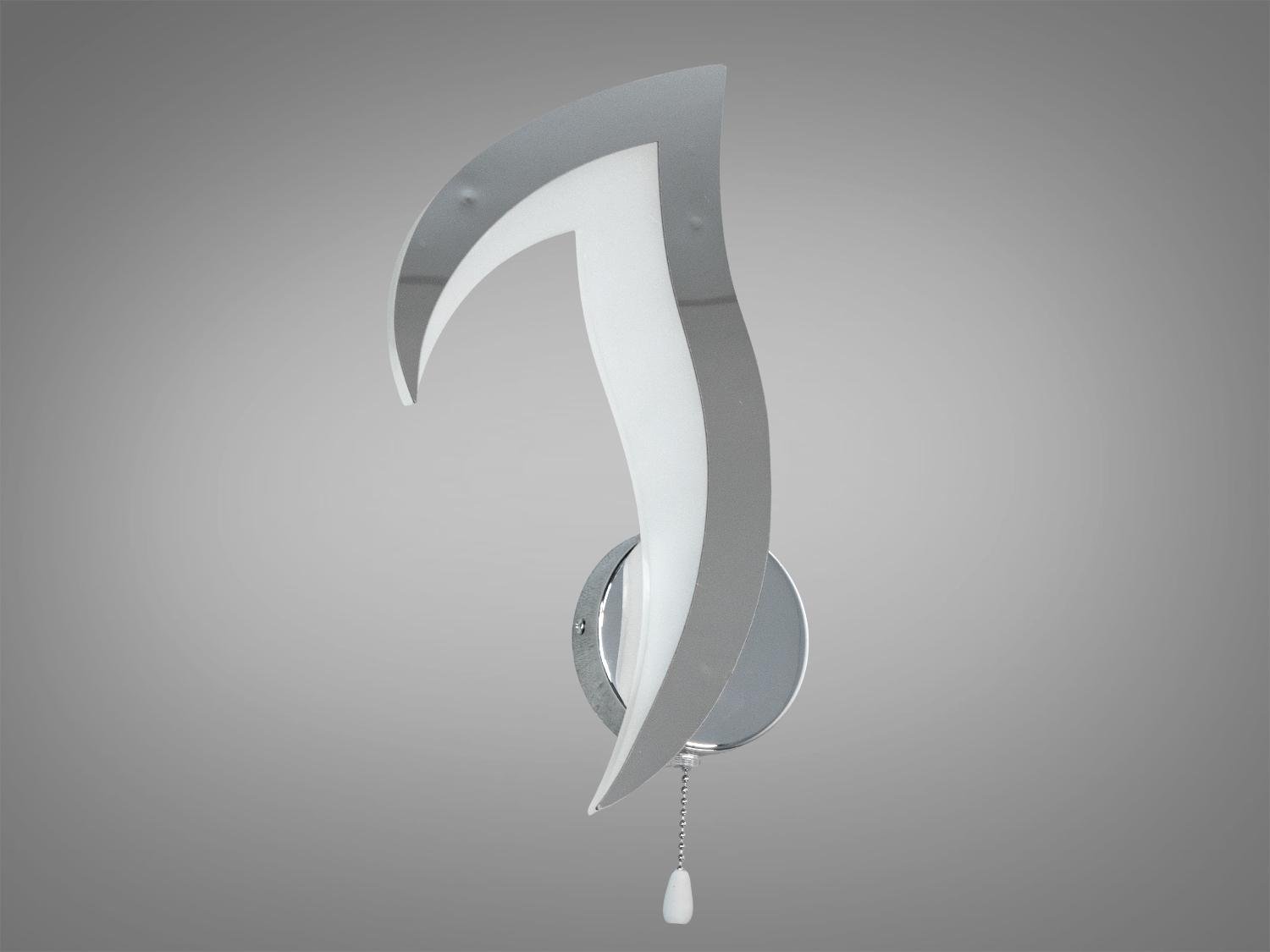 Бра светодиодный в детскую комнату 12W Хром (8146/1HR)