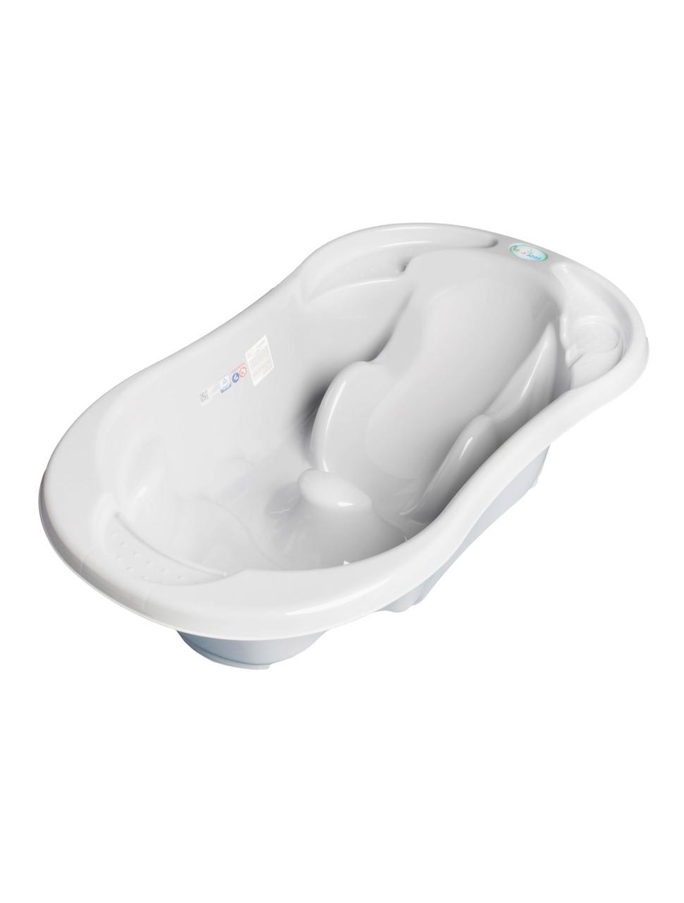 Ванночка Tega Baby Комфорт 2в1 анатомическая Серый (5902963011909 TG-011-106)