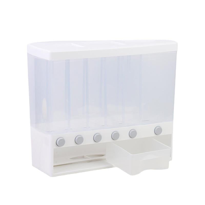 Органайзер для сыпучих продуктов Assorted Grain Rice Bucket 6 секций (E100391)