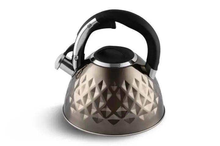 Чайник зі свистком для індукційної плити Edenberg EB-8833 з нержавіючої сталі 3 л Сірий (2530557713) - фото 1 Чайник зі свистком для індукційної плити Edenberg EB-8833 з нержавіючої сталі 3 л Сірий (2530557713) - фото 1