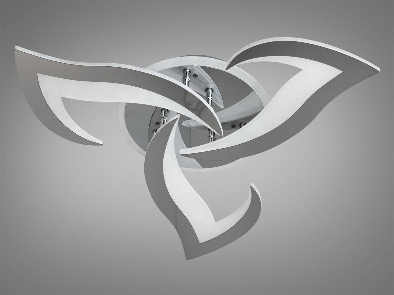 Люстра потолочная LED 8146-3HR-LS с димером 45W на 8 м2 Хром (2489048166) - фото 4 Люстра потолочная LED 8146-3HR-LS с димером 45W на 8 м2 Хром (2489048166) - фото 4