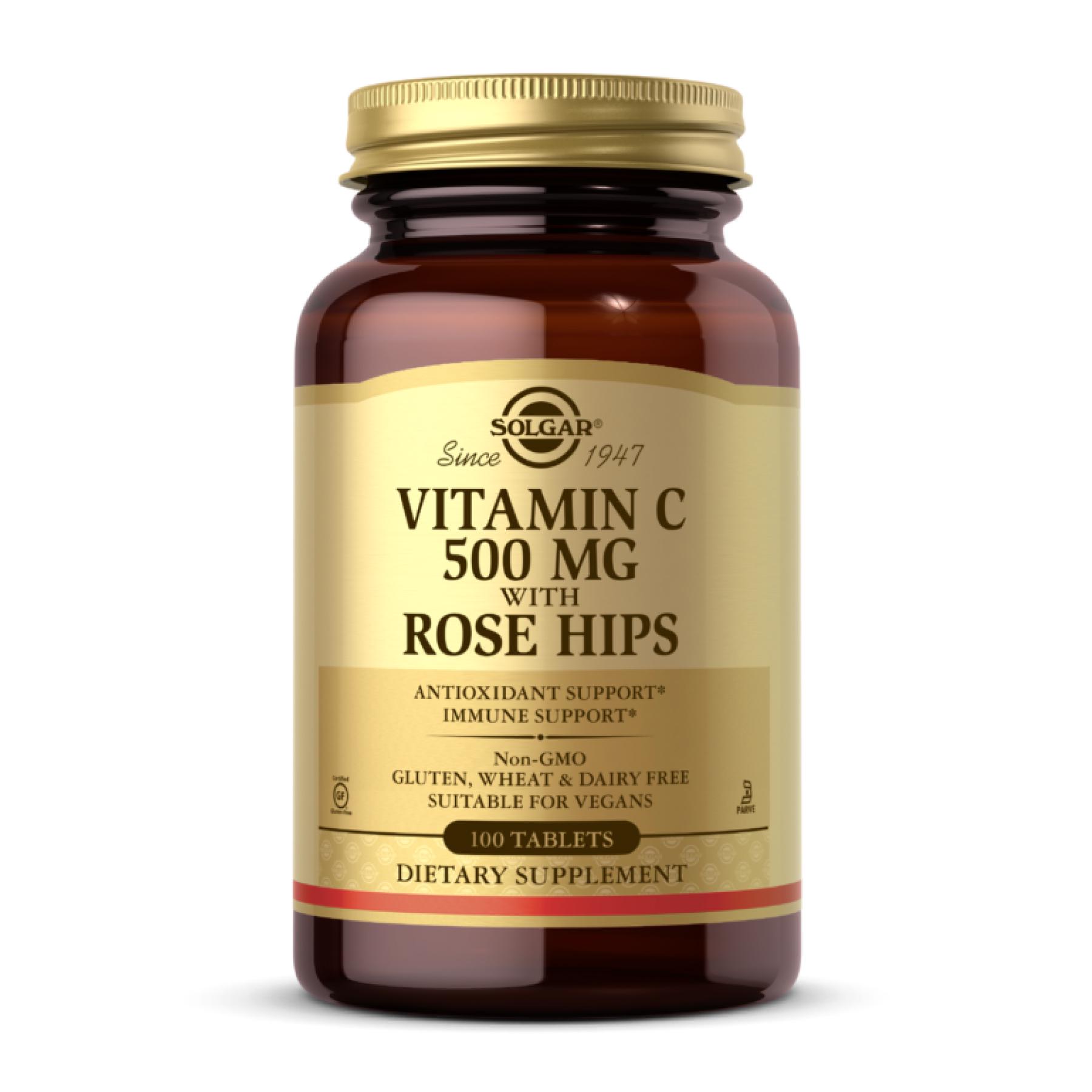 Витамин C 500 mg with Rose Hips 100 tabs (100-39-0726512-20)