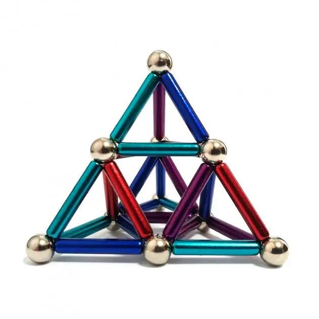 Конструктор магнітний Різнокольоровий (NT-122)