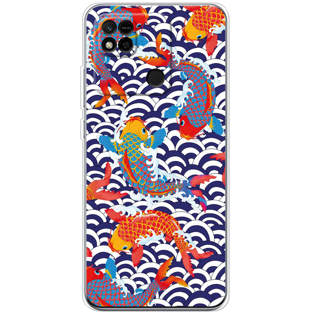 Чехол BoxFace Xiaomi Redmi 10A Koi Fish Прозрачный силикон (44590-up2477-44590)