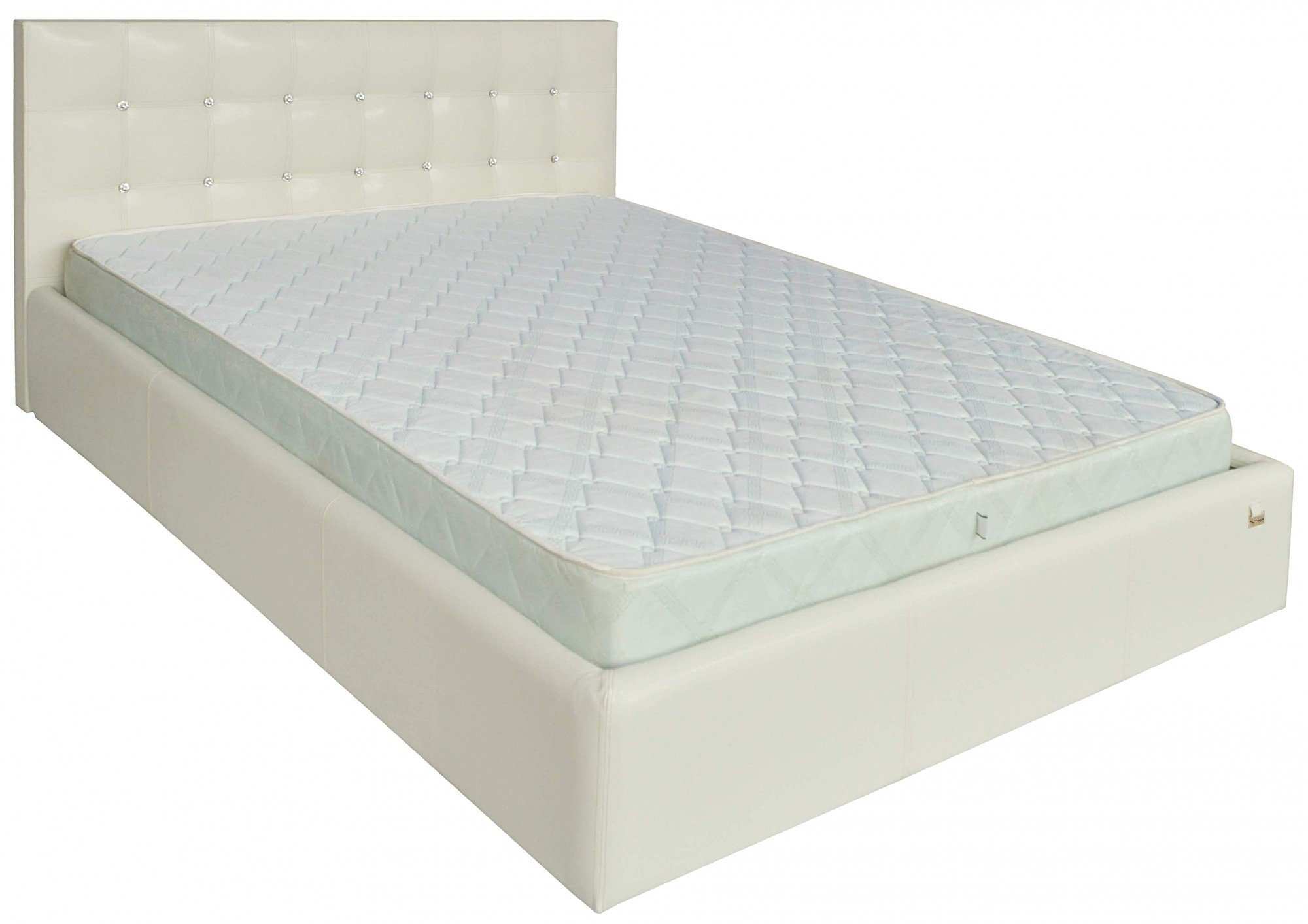 Кровать с подъемным механизмом Chester Comfort Кинг 400 C1 140х190 см Белый