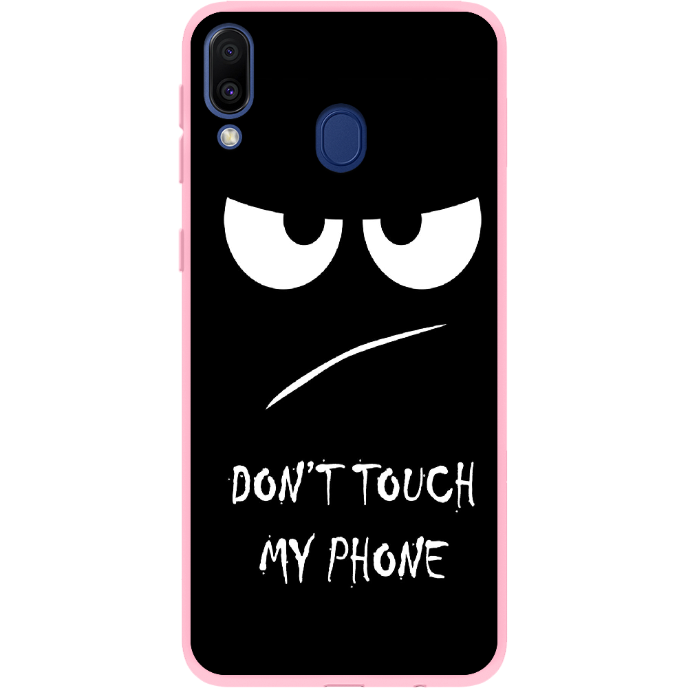 Чохол BoxFace Samsung M205 Galaxy M20 Don't Touch my Phone Рожевий силікон (36205-up535-43046)