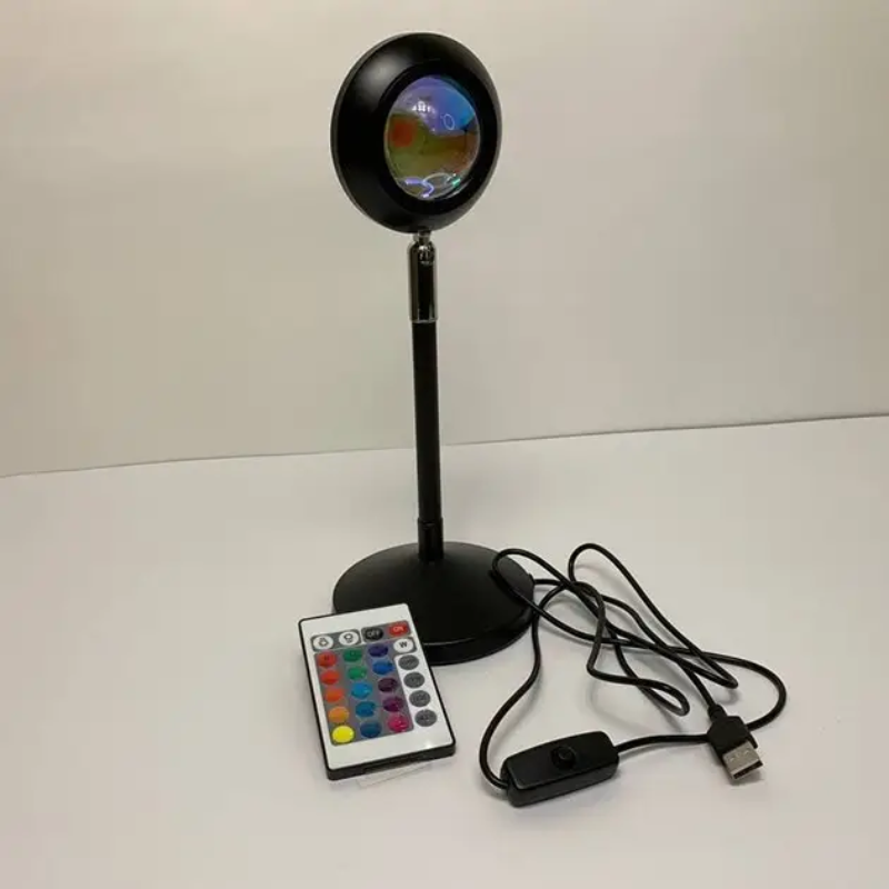 Лампа LED Закат RGB разноцветный свет с пультом управления (2479516899)