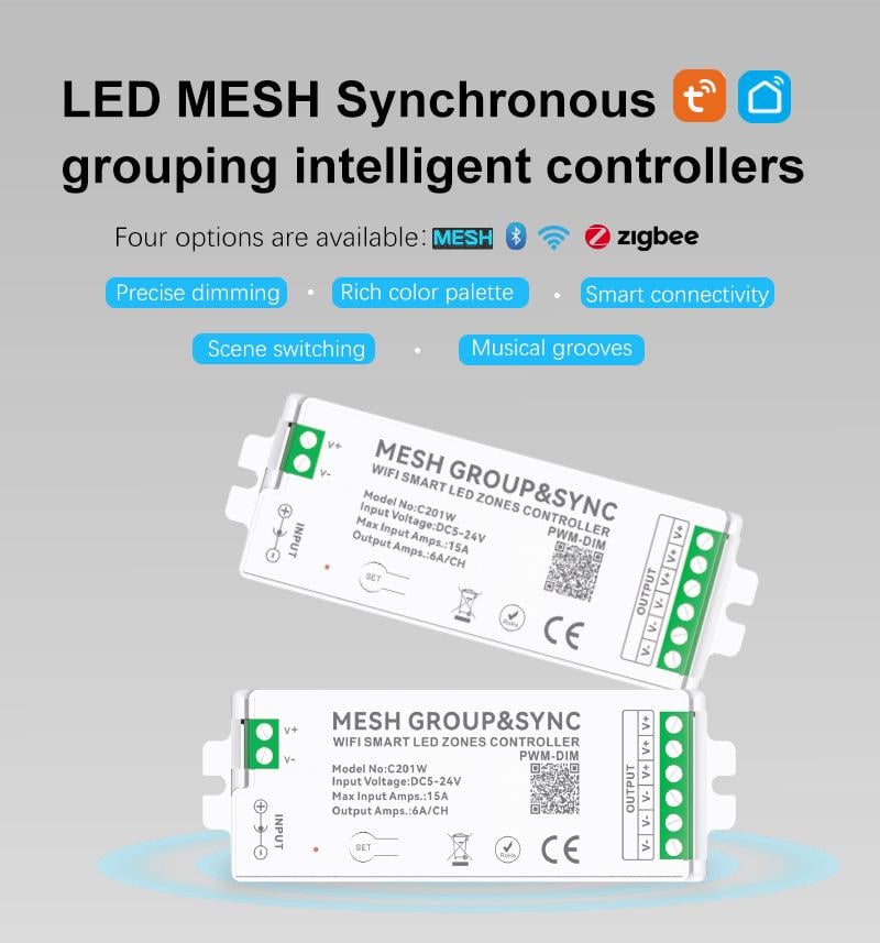 Контролер керування Prolum Max Series HomeLink 4-zone RGB Wi-Fi Tuya 15A (29014717) - фото 10