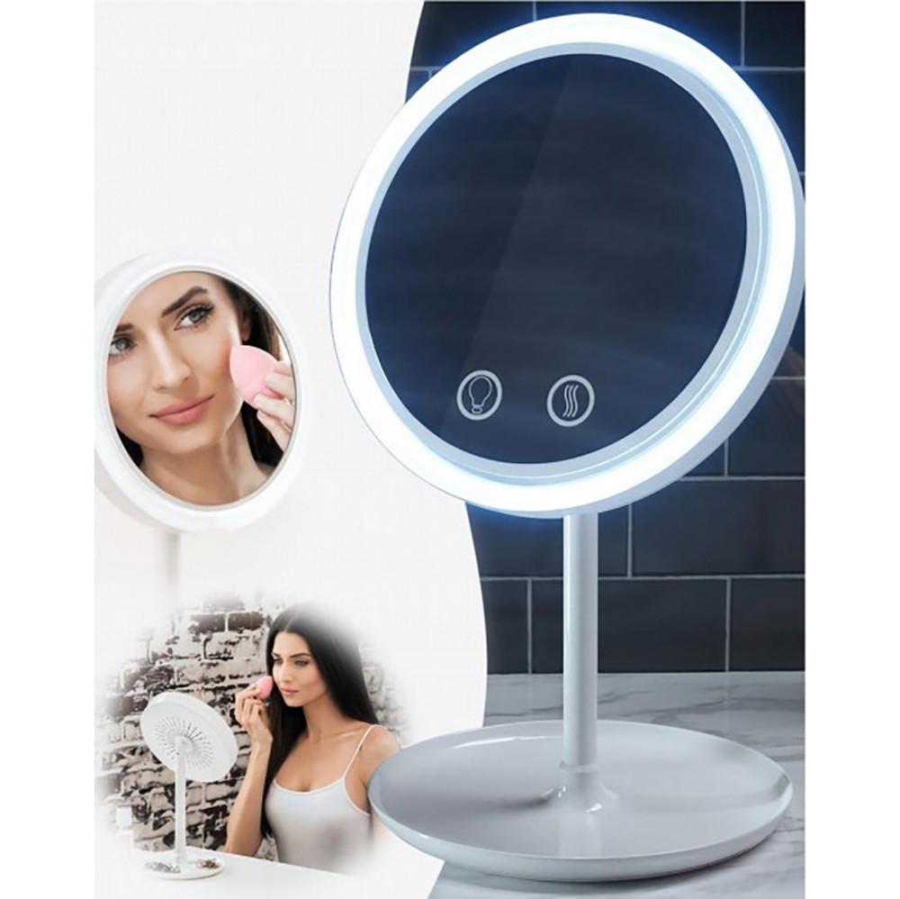 Зеркало круглое с подсветкой и подставкой Beauty Breeze Mirror (1427309809) - фото 3