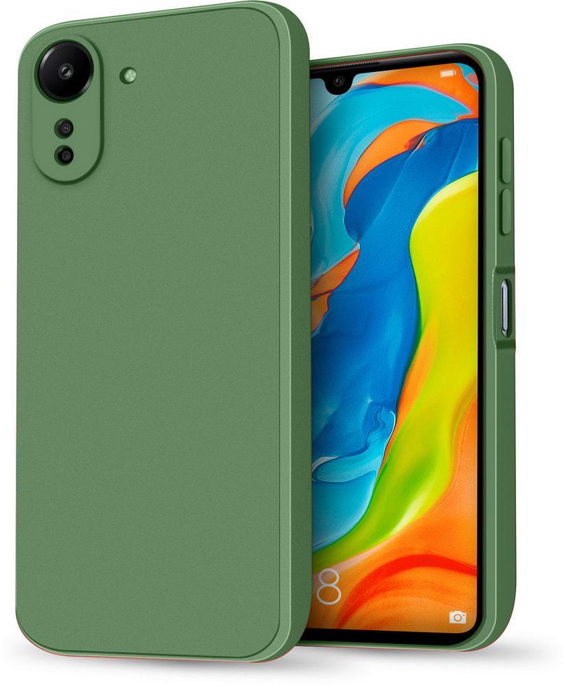 Силиконовый чехол HardCorner Xiaomi Poco C65 (с микрофиброй) Khaki (34791-17)