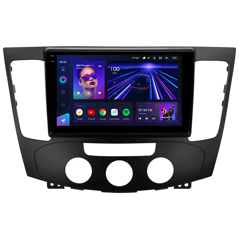 Автомагнитола штатная Teyes CC3 2К для Hyundai Sonata NF 2008-2010 Android CC3 2К 6/128G Wi-Fi/4G вариант F1