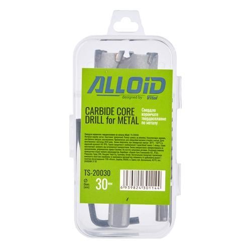Сверло Alloid корончатое твердосплавное по металлу 30 мм - фото 2
