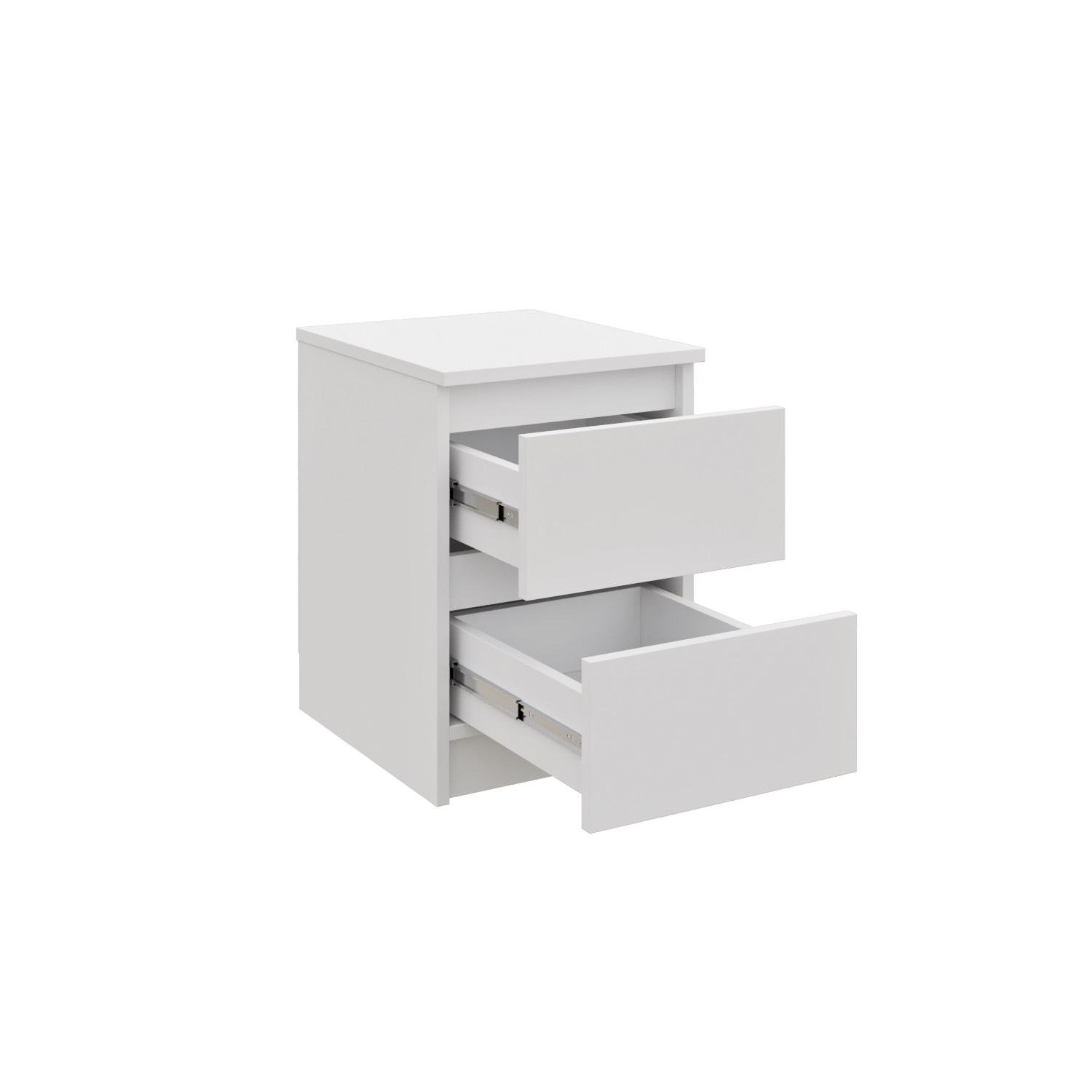 Комод напольный MEBLIBUD ELISA с выдвижными ящиками 35x40x49 см Белый - фото 2 Комод напольный MEBLIBUD ELISA с выдвижными ящиками 35x40x49 см Белый - фото 2