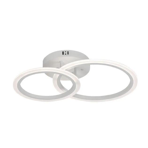 LED-люстра потолочная Valeso с пультом и акриловыми плафонами 3000/6500K IP20 G 2716/2 WT 52W Белый (28687048)