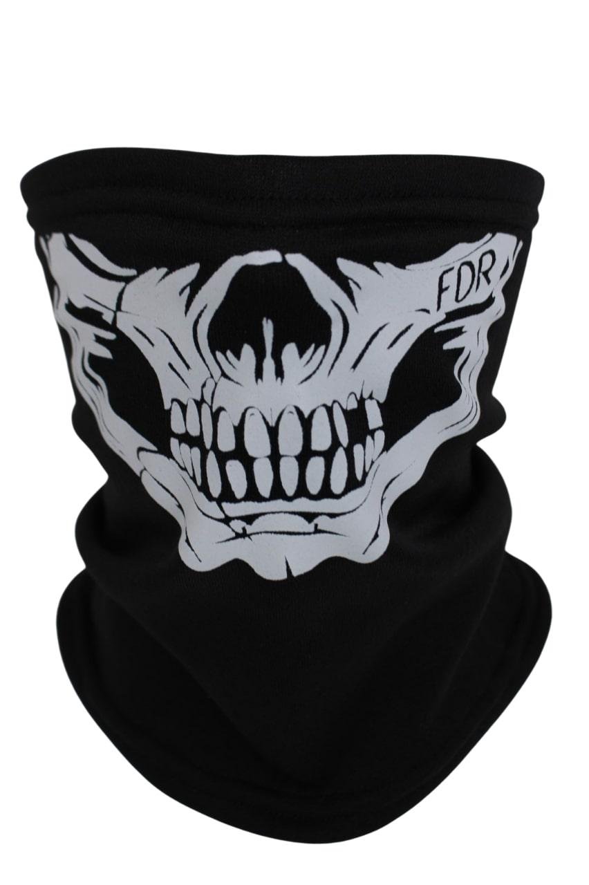 Бафф Pancer Protection фліс зима череп Чорний (3572557)