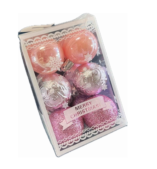 Ялинкові новорічні кульки Stenson R90717 12 шт. (598040)