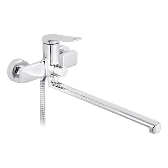 Смеситель для ванны Kroner KRP Makon-C070 с лейкой Хром (SVR-CV033862)