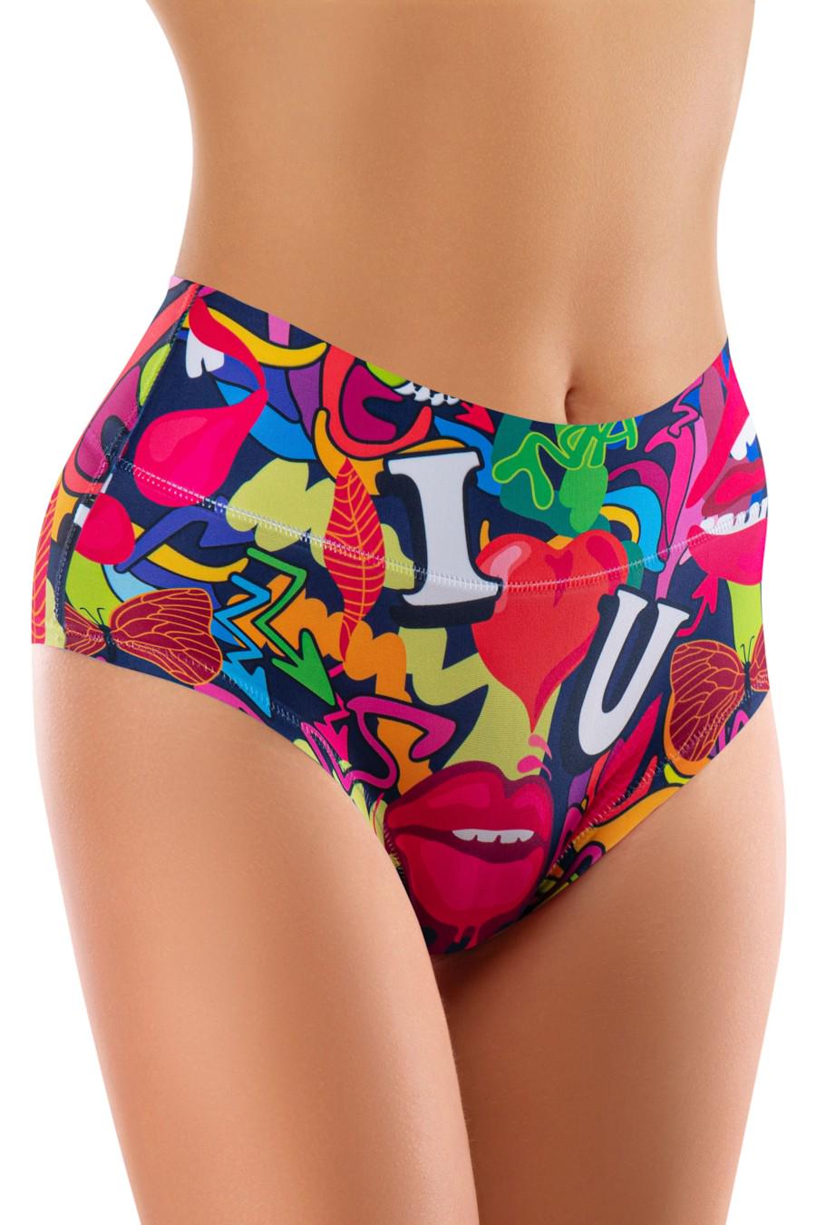 Трусики женские Mememe с ярким принтом S Разноцветный (83456-59379-80)