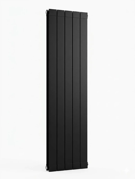 Радиатор алюминиевый вертикальный Global Oscar 1800 1 секция Black (71913450b)