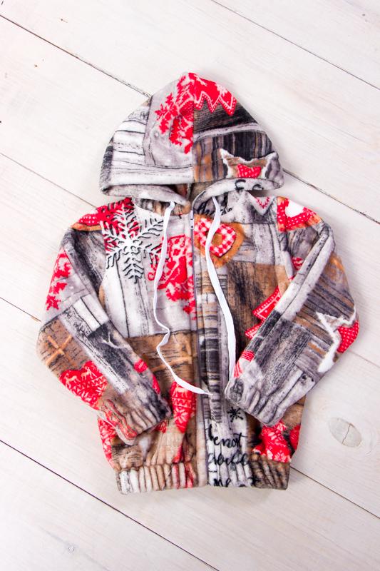 Джемпер для девочки Носи свое на молнии 122 см Серый (6071-035-5-v47)