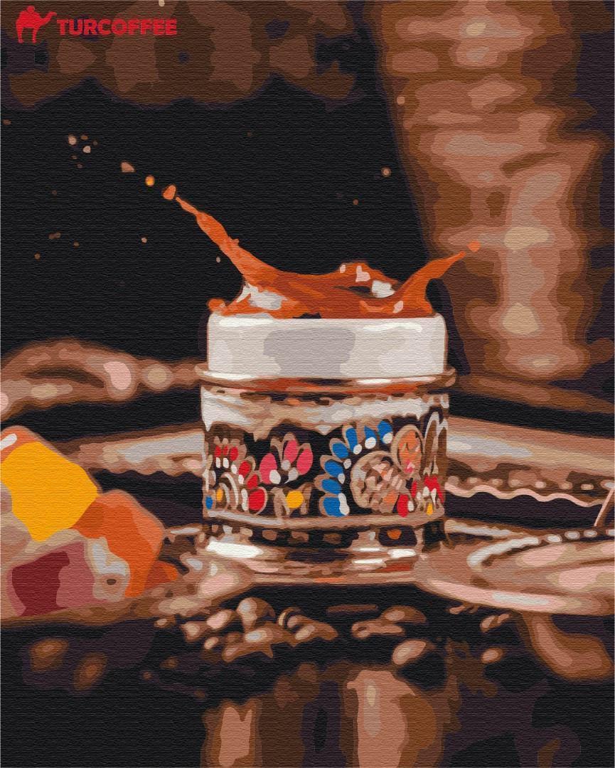Картина за номерами Brushme Енергія турецької кави 40x50 см (3112786954)