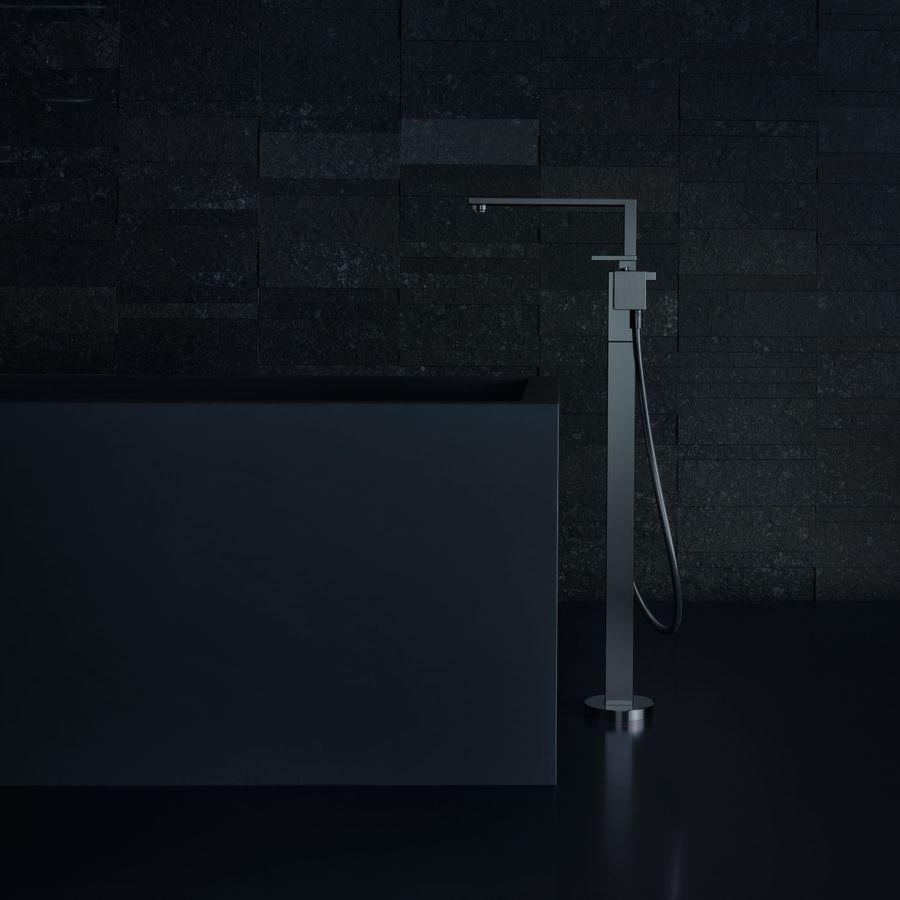 Cмеситель для ванны Hansgrohe AXOR Edge 46440000 напольный Хром (152596) - фото 3