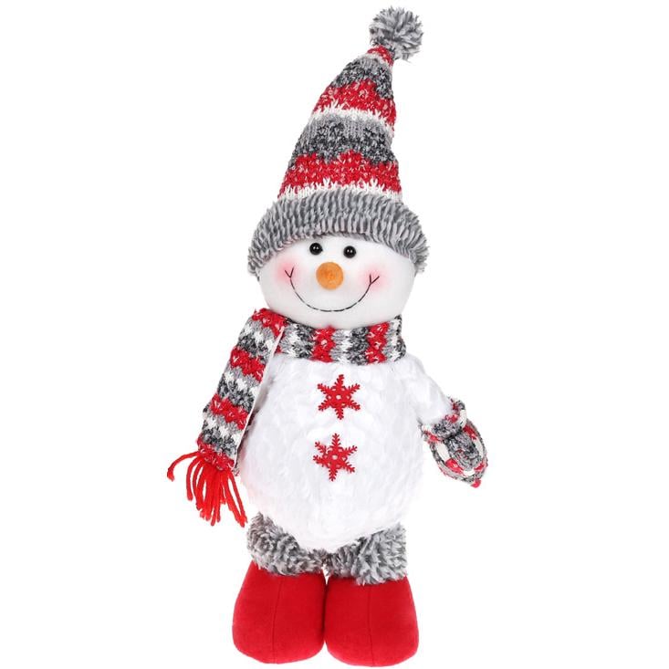 Мягкая игрушка новогодняя BonaDi Снеговик в колпаке (778-350)