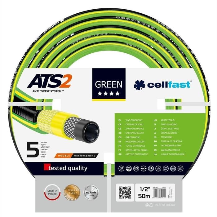 Шланг для поливу Cellfast GREEN ATS 1/2" 50 м (15-101)
