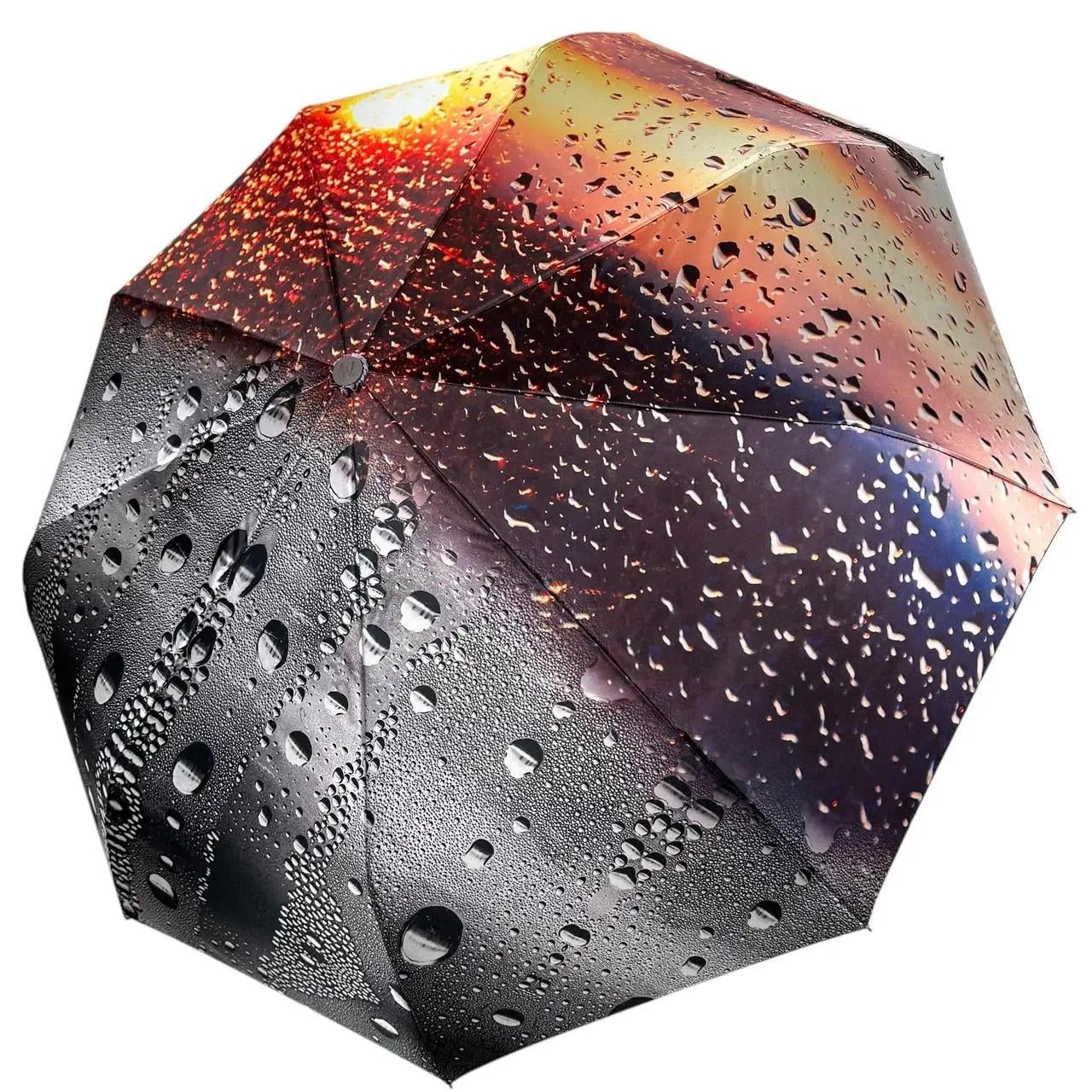 Зонт FREI REGEN Принт женский полуавтомат на 9 спиц сатин (U904101)