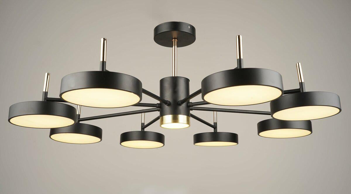 Люстра потолочная светодиодная B N4192/8 BK/FGD (SP000043615) Люстра потолочная светодиодная B N4192/8 BK/FGD (SP000043615)