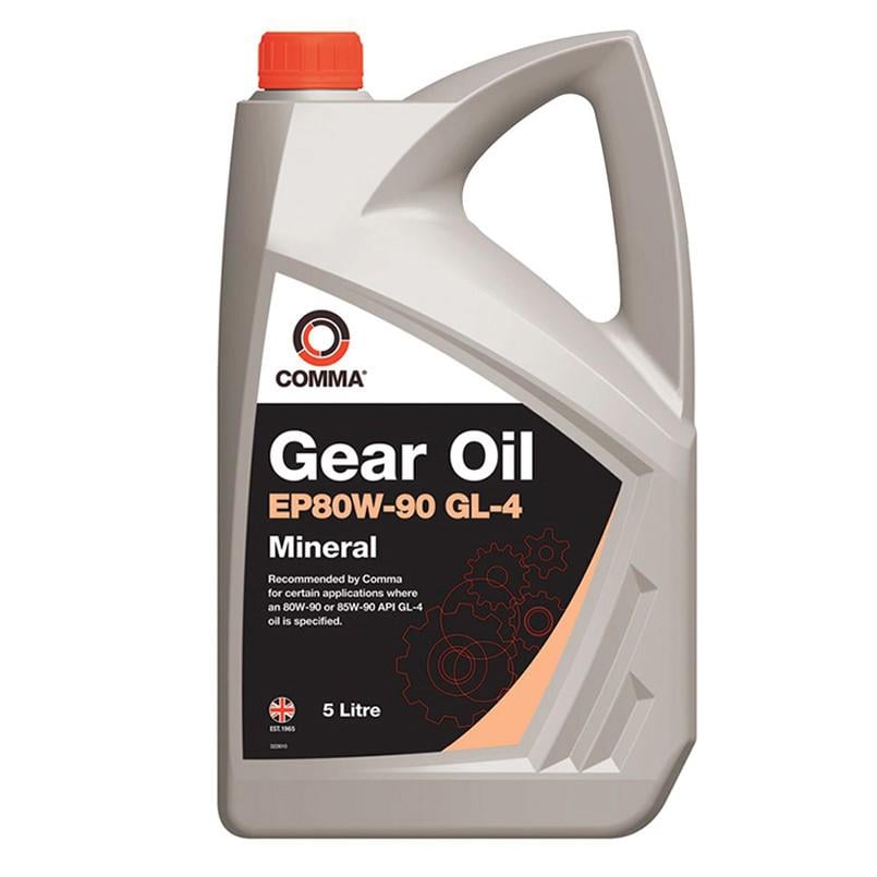 Трансмісійне мастило COMMA GEAR OIL EP80W-90 GL4 5 л (GO45L)