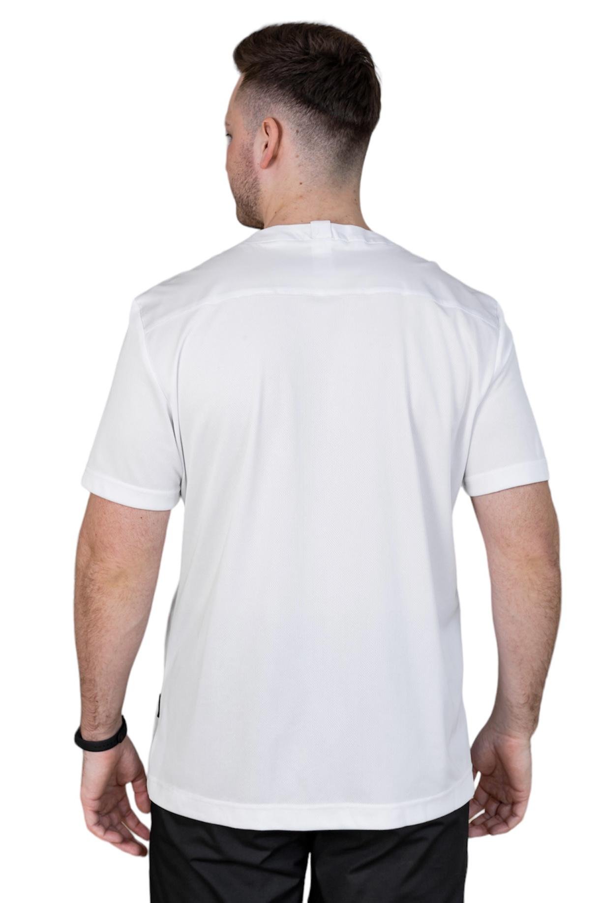 Китель поварской мужской Luxform Бостон короткий рукав р. 44 Белый (5044) - фото 2 Китель поварской мужской Luxform Бостон короткий рукав р. 44 Белый (5044) - фото 2