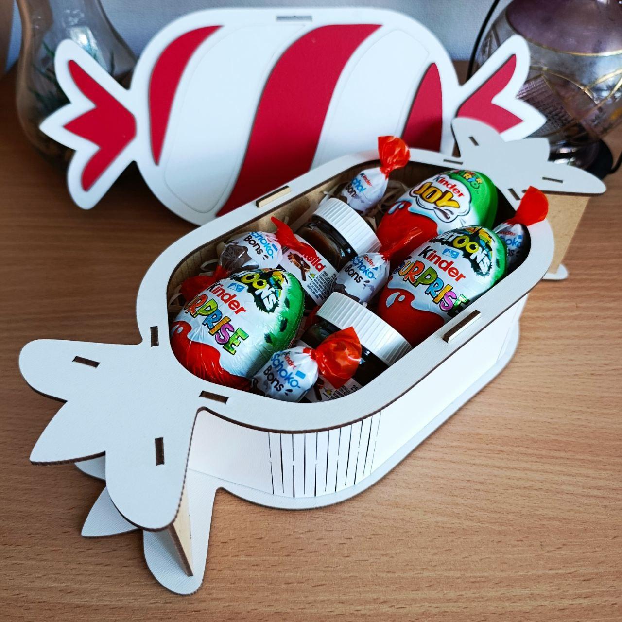 Бокс с сладостями для ребенка/девушки на день рождения/новый год/8 марта (ar267) - фото 2 Бокс с сладостями для ребенка/девушки на день рождения/новый год/8 марта (ar267) - фото 2