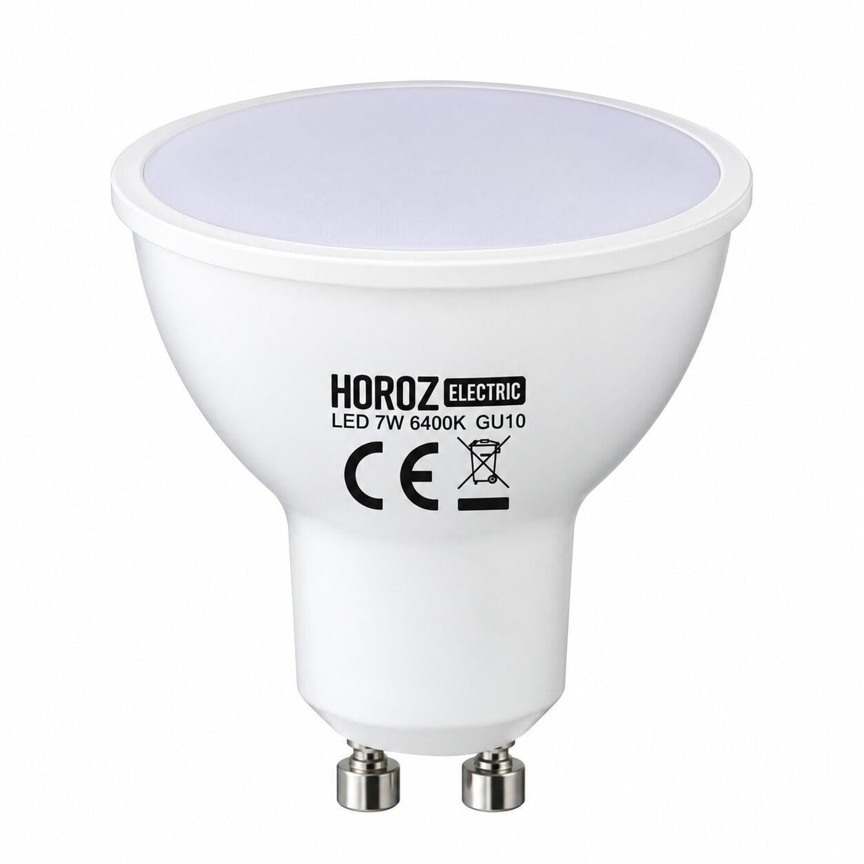Лампа светодиодная Horoz Electric PLUS-6 6 Вт GU10 3000К (001-0020-0061)