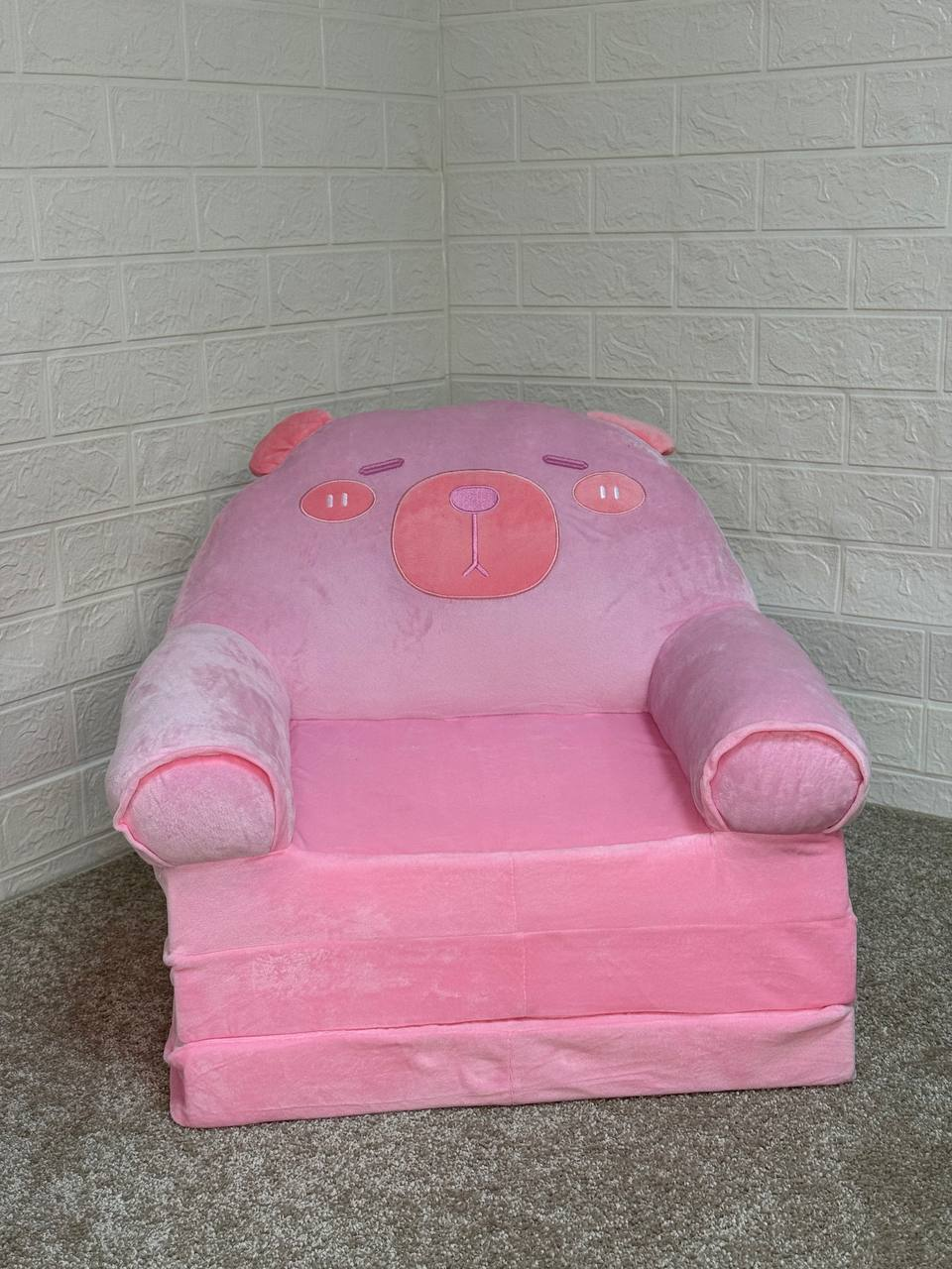 М'яке дитяче крісло плюшеве Ведмедик Тоні безкаркасне (1new45567)