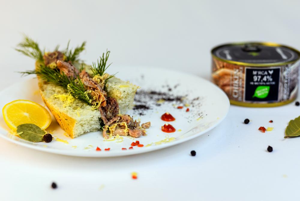 М'ясо куряче у власному соку Zdorovo 325 г (4820184610446) - фото 4 М'ясо куряче у власному соку Zdorovo 325 г (4820184610446) - фото 4