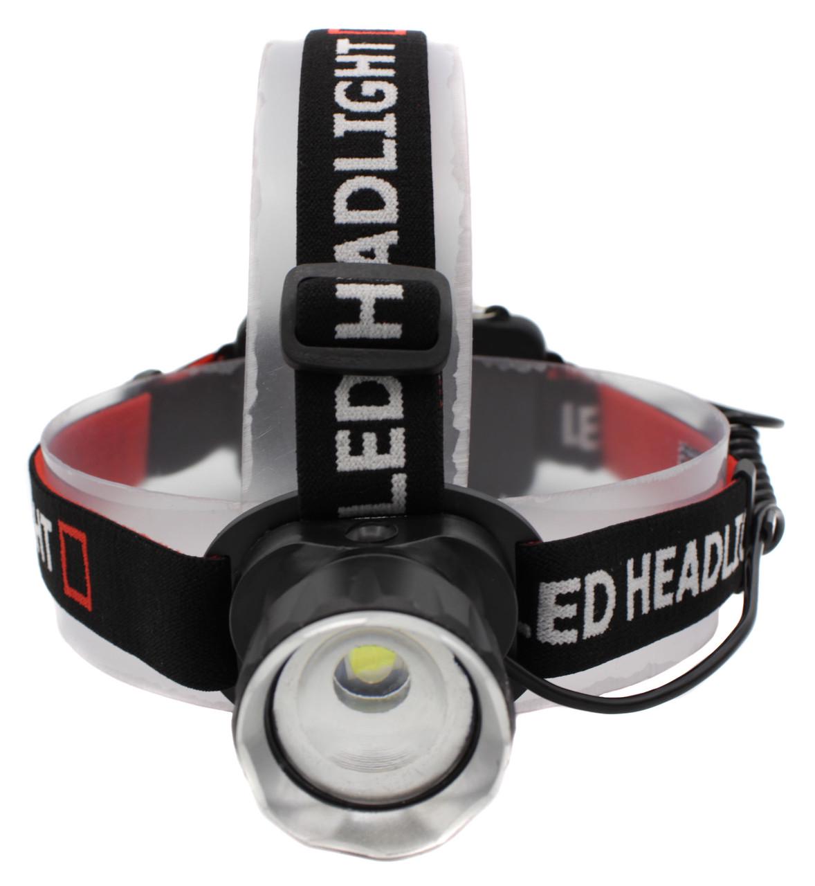 Фонарь налобный аккумуляторный Headlight BL-T20-P90 Zoom (t6527)