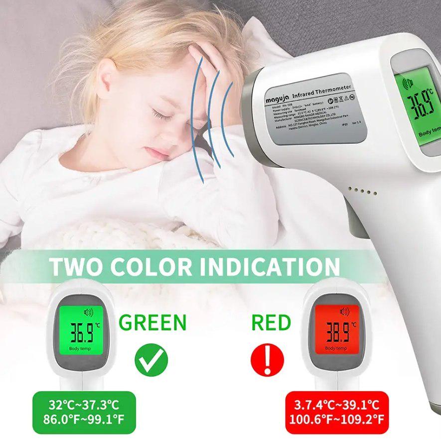 Термометр бесконтактный Non-contact 5.0 2в1 (111246) - фото 2