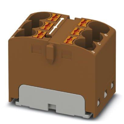 Розподільний блок Phoenix Contact PTFIX 6X4 BN 450В 32A Push-in Коричневий (3273800)