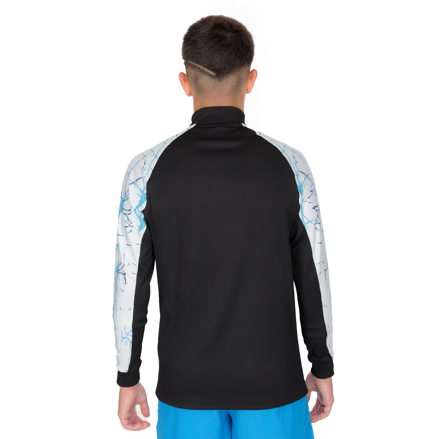 Реглан Joma 102756.102 Elite Ix Sweatshirt M Black/White (8445456432678) - фото 2