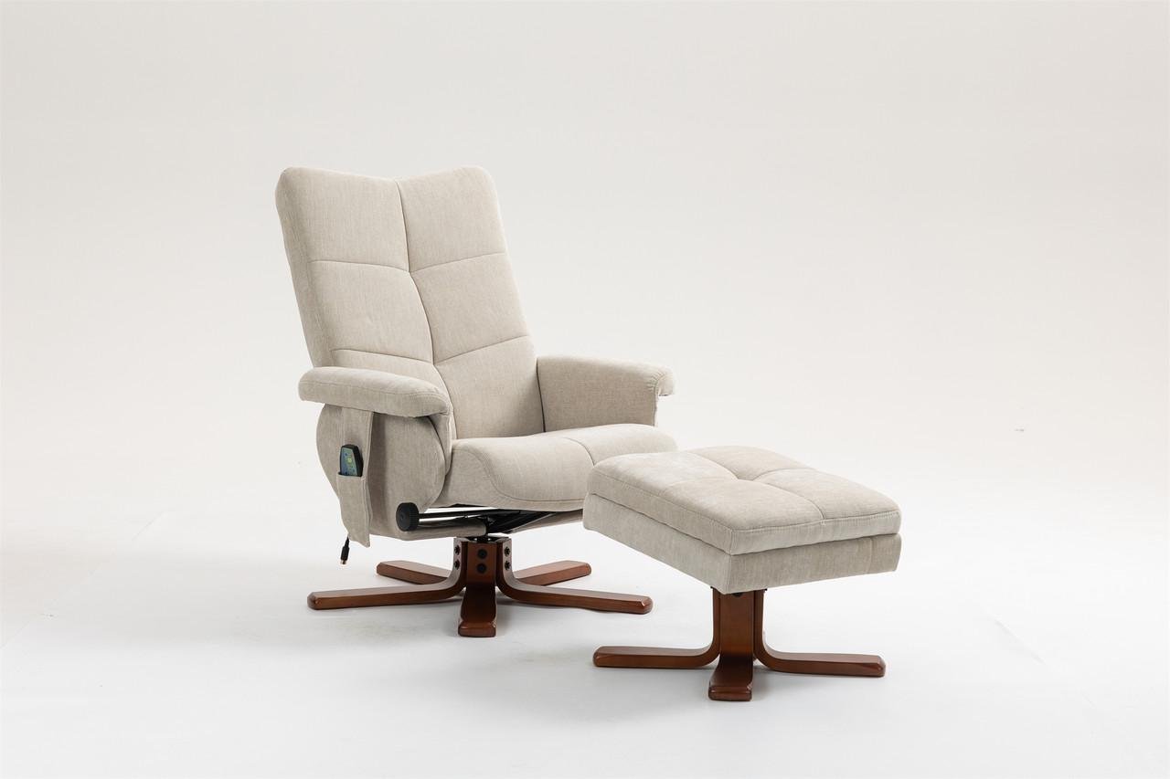 Кресло для отдыха AVKO Style ARMH 010 с массажем и подогревом Beige (2768432789)