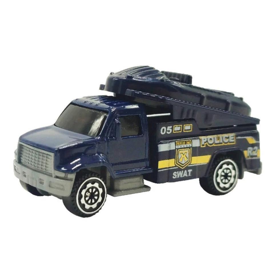 Машина дитяча swat з лодкою 7521p 7 1:64 (RLT41714)