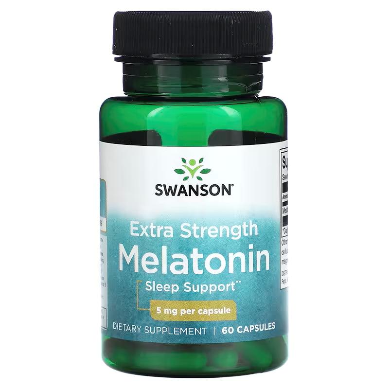 Мелатонин Swanson Melatonin 5 мг 60 кап.